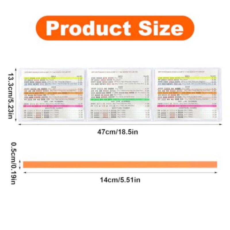Mahjong Card Sleeve Position Set - 4Pcs Mahjong Card Holder and 320Pcs Line Finder Notes Reusable Mahjong Accessories Protect Your Mahjong Cards and Quickly Identify Winning Combinations in Gameplay - Image 2
