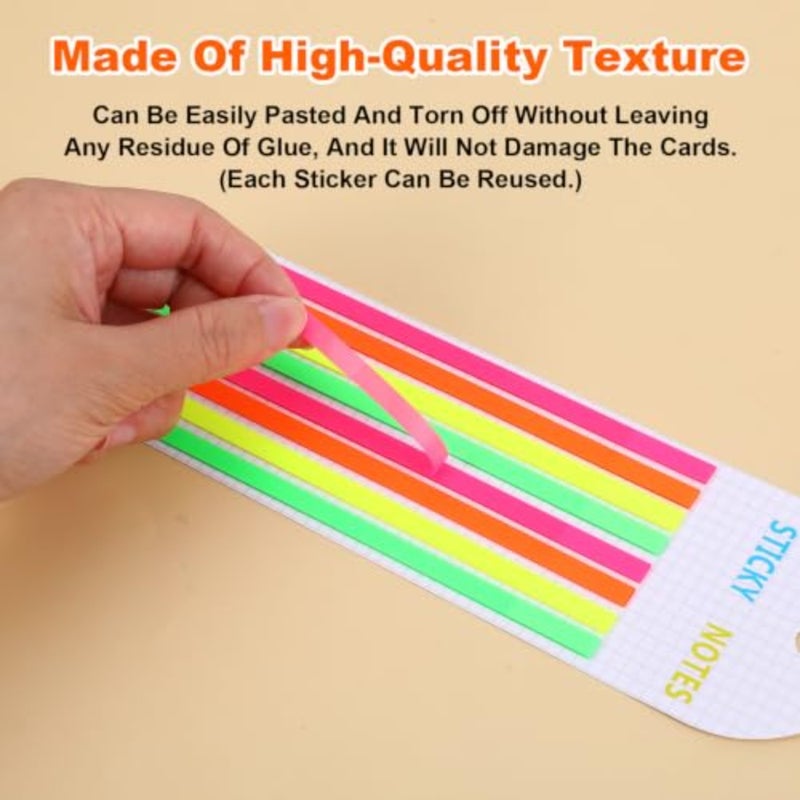 Mahjong Card Sleeve Position Set - 4Pcs Mahjong Card Holder and 320Pcs Line Finder Notes Reusable Mahjong Accessories Protect Your Mahjong Cards and Quickly Identify Winning Combinations in Gameplay - Image 3