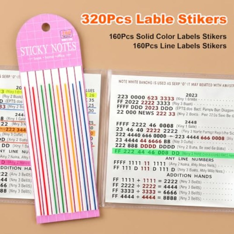 Mahjong Card Sleeve Position Set - 4Pcs Mahjong Card Holder and 320Pcs Line Finder Notes Reusable Mahjong Accessories Protect Your Mahjong Cards and Quickly Identify Winning Combinations in Gameplay - Image 4