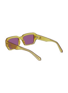 Calvin Klein Jeans Unisex Rectangular Sunglasses - CKJ23602S-701-5319 - Lens Size: 53 Mm  - Image 3