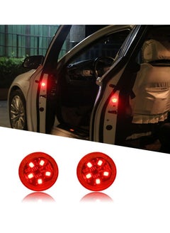Generic LED Car Door Warning Lights, Auto Turn On LED Door Strobe Light Anti-Collision Anti-Collision Accident Stop Signal Light for Car Safety Passengers Passers-by  - Image 2
