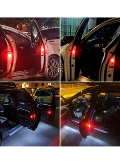 Generic LED Car Door Warning Lights, Auto Turn On LED Door Strobe Light Anti-Collision Anti-Collision Accident Stop Signal Light for Car Safety Passengers Passers-by  - Image 5