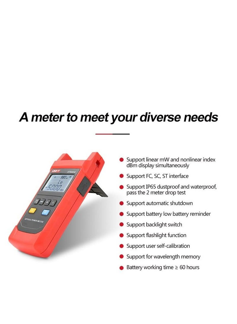 UNI-T - UNI-T UT693D Optical Multimeter, Power Meter with Visual Fault Locator (VFL) Detector, Accurate Fiber Optic Testing Tool - Image 1