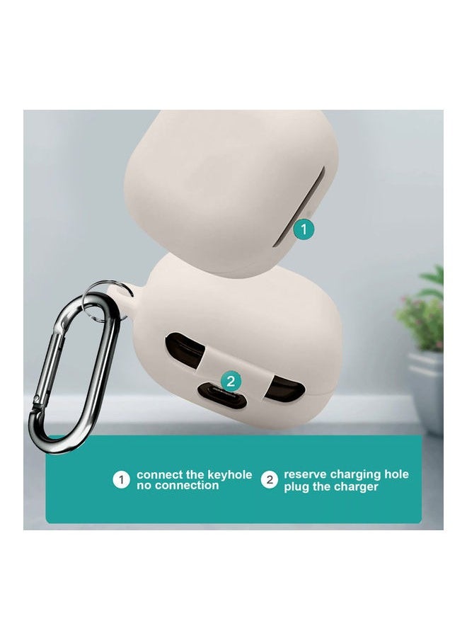 Generic - Protective Case With Keychain Carabiner for Samsung Galaxy Buds2/Buds Pro/Live - Image 1