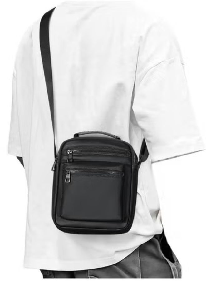 Crossbody Bag for Men, Shoulder Phone Passport, Small Side Bags Black  - Image 1