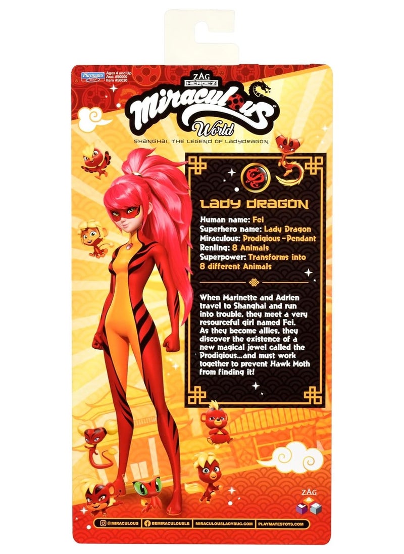 Miraculous Lady Dragon Shanghai Heroez Fashion Doll, 10.5-Inch Size  - Image 2