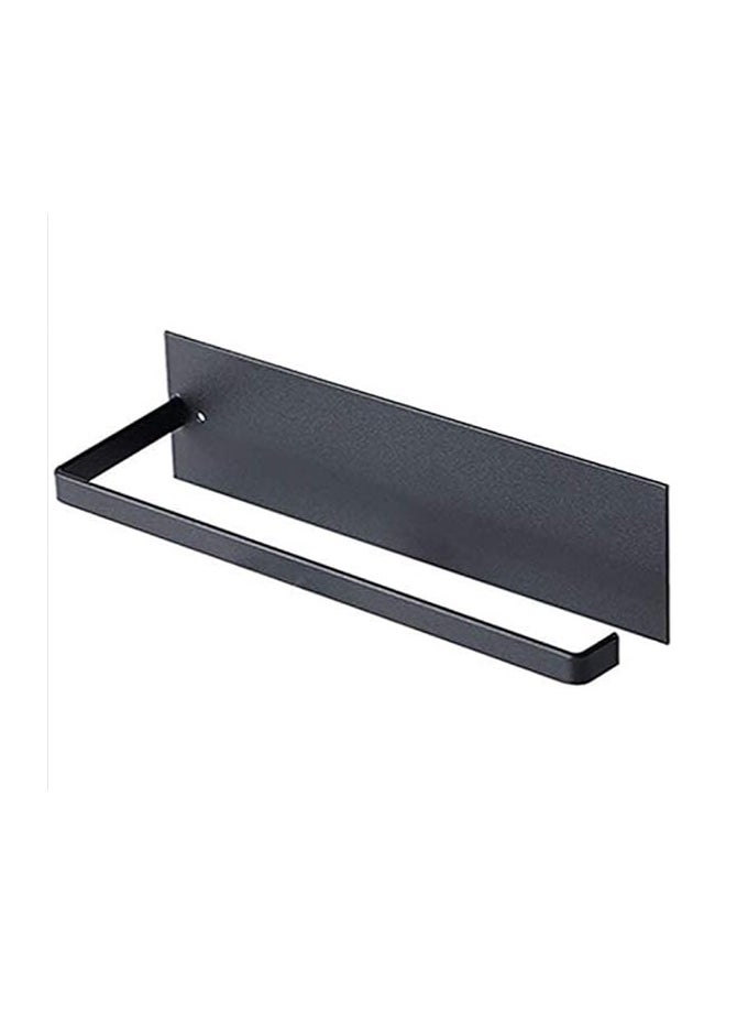 Cool Baby COOLBABY Paper Towel Holder Under Cabinet, Hanging Paper Towel Holder for Bathroom Kitchen (No Drilling Black)  - Image 1