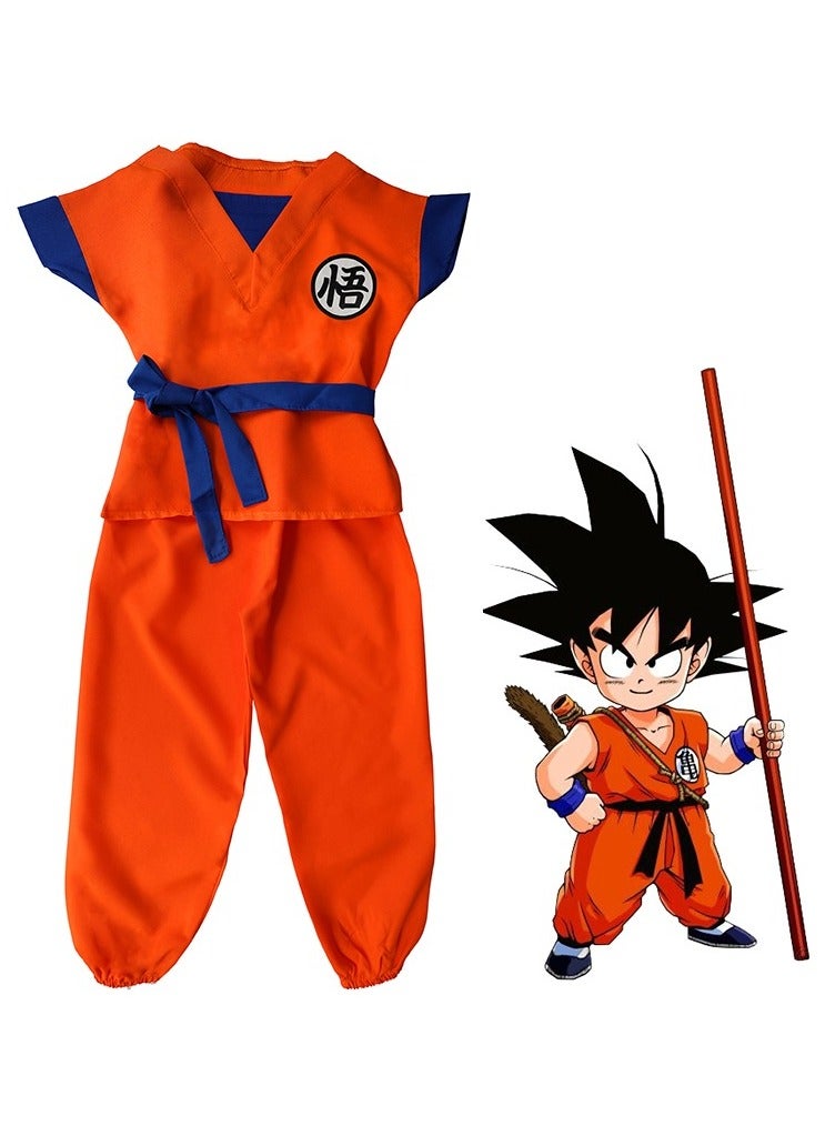 Dragon Ball Z Son Goku Costume for Kids - Available in sizes S, M, L - Image 1