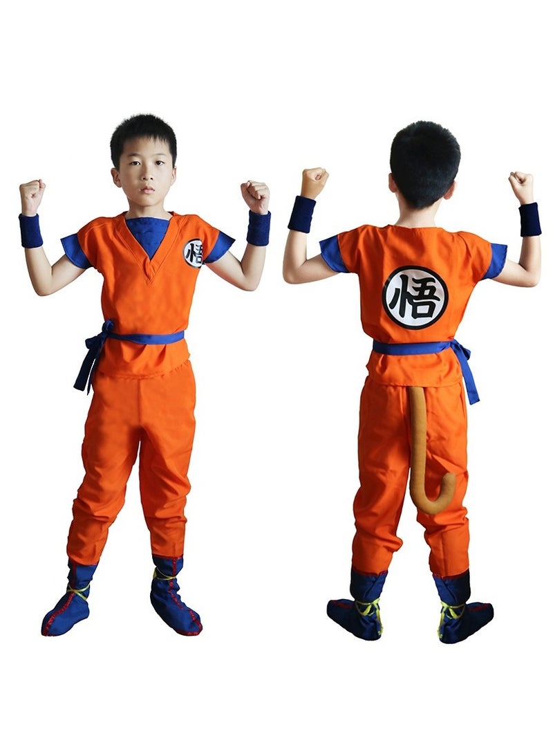 Dragon Ball Z Son Goku Costume for Kids - Available in sizes S, M, L - Image 4