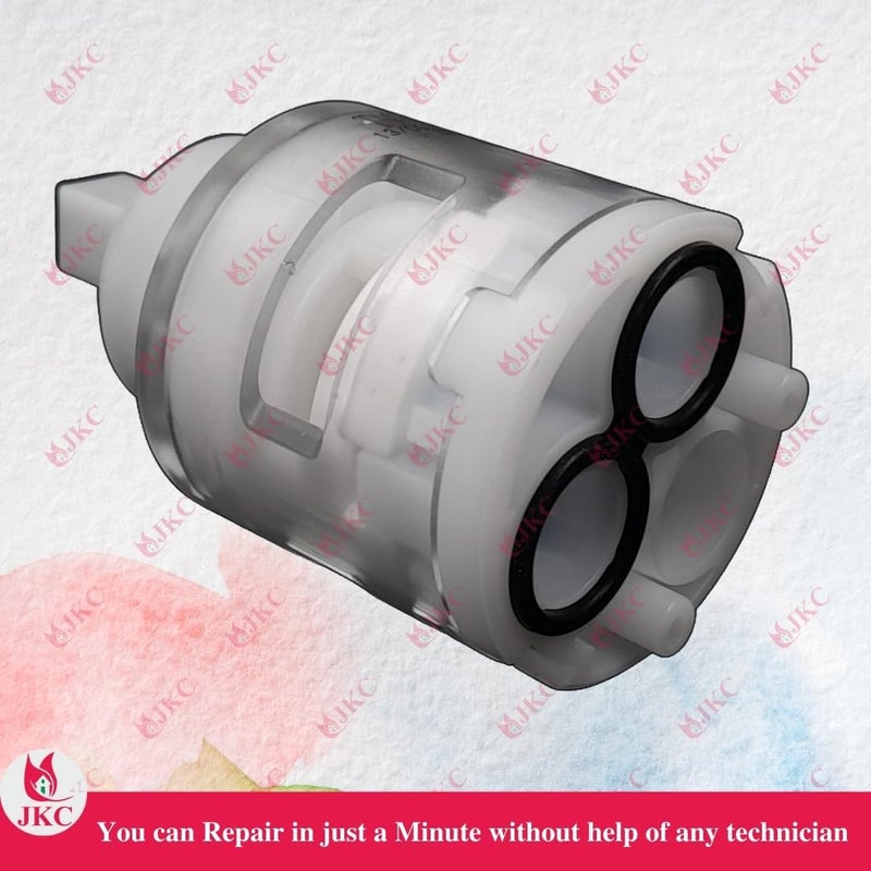 JKC 46mm Diverter Cartridge for High Flow Single Lever Diverter Cartridge Replacement White, Brass, ABS & Ceramic Disc - Image 5