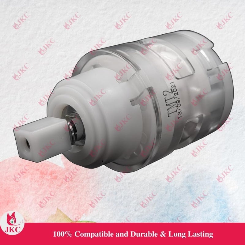 JKC 46mm Diverter Cartridge for High Flow Single Lever Diverter Cartridge Replacement White, Brass, ABS & Ceramic Disc - Image 4