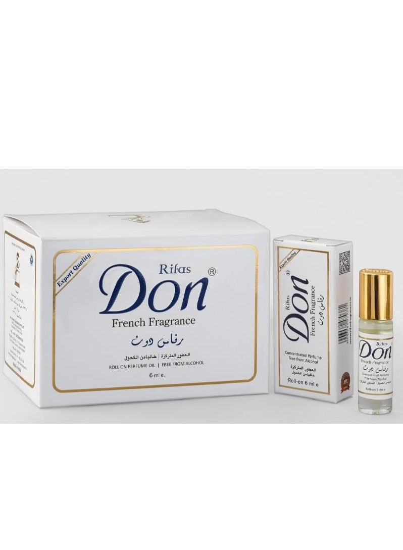 don French Fragrance Roll On Perfume 6ml 12 Pcs - Image 1