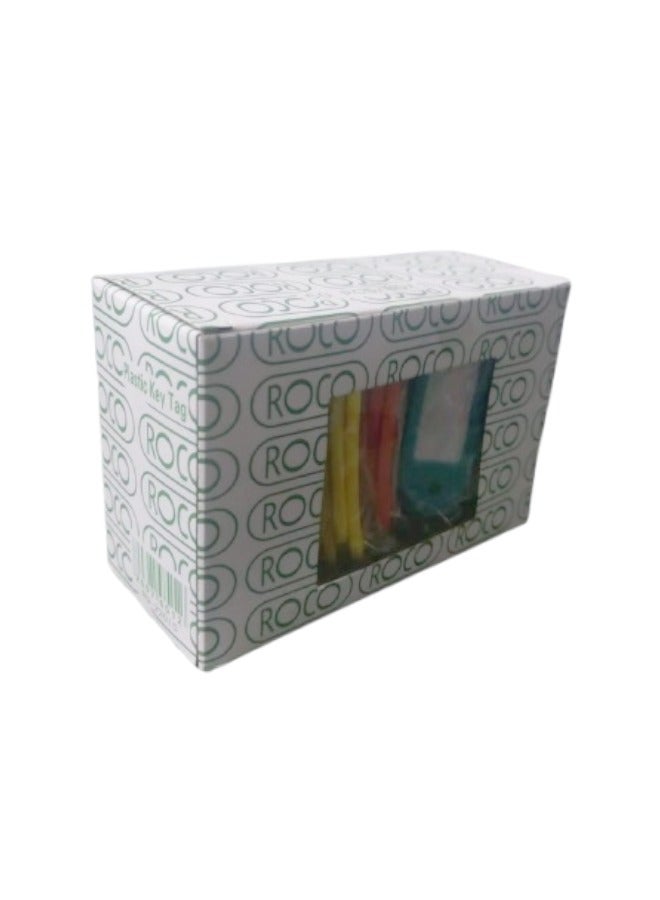 ROCO 50-Piece Plastic Keychain Set Multicolour - Image 2