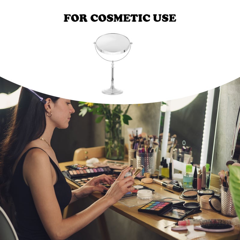 💄 مرآة مكياج مع إطار ثابت للاستخدام اليومي قطعة واحدة - Image 4
