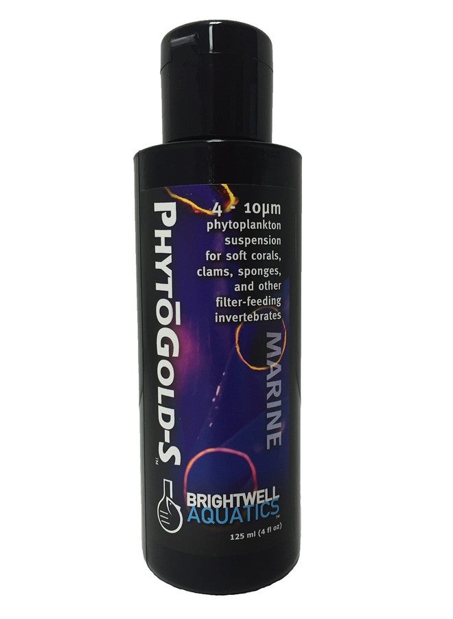 برايت ويل أكواتيكس برايتويل أكواتيكس فايتوجولد-إس - معلق سائل من العوالق النباتية للشعاب المرجانية الرخوة والمحار والإسفنج واللافقاريات الأخرى، 125 مل - Image 1