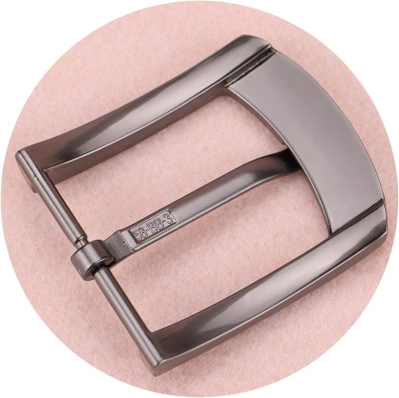 McFanBe 1.5 Inches (38-40 mm) Belt Buckle Single Prong Square Replacement Buckle for Men Women Belt - Image 4