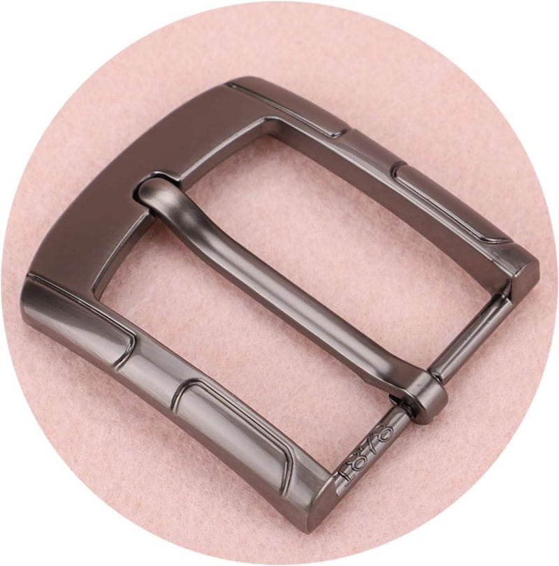 McFanBe 1.5 Inches (38-40 mm) Belt Buckle Single Prong Square Replacement Buckle for Men Women Belt - Image 2