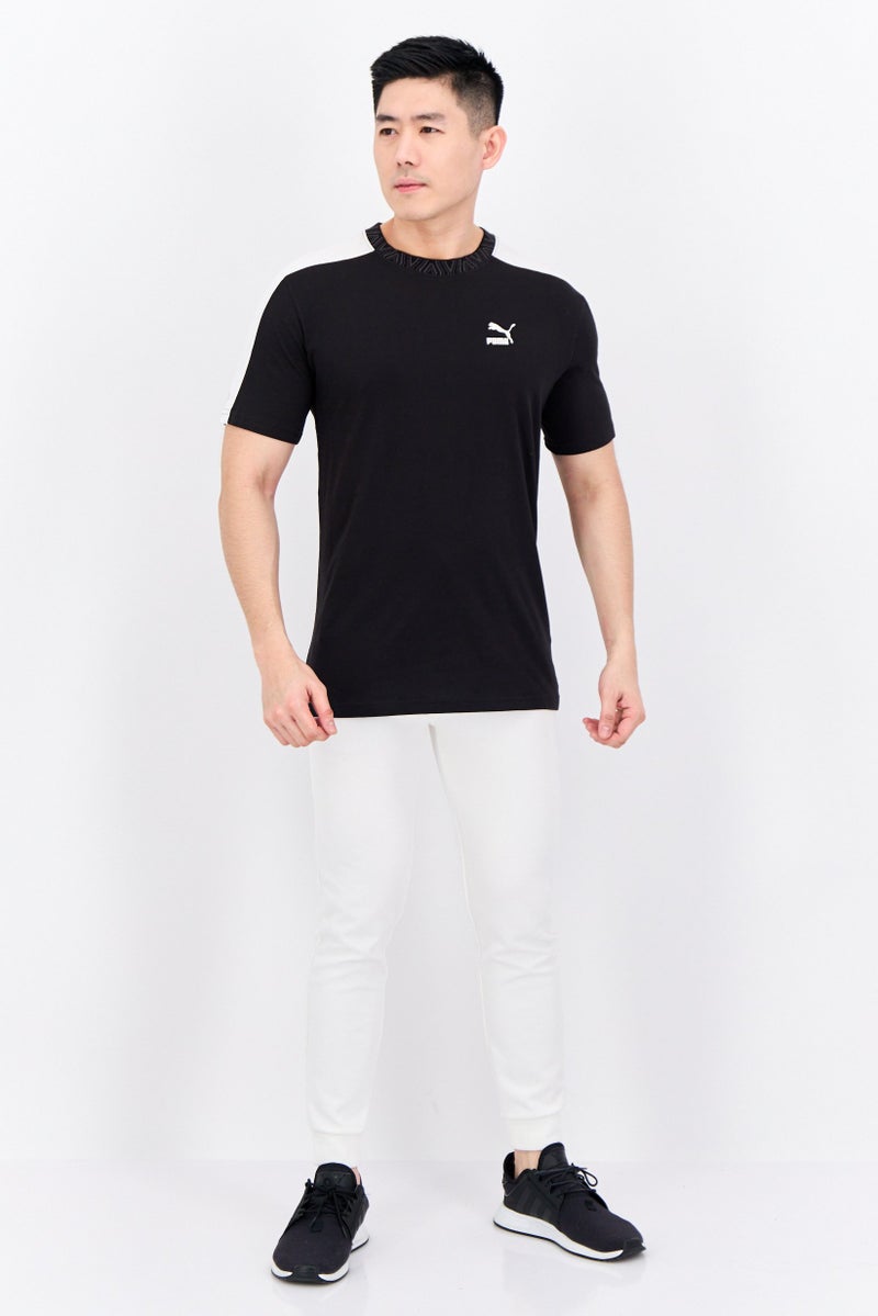 PUMA Men Relaxed Fit Short Sleeves Training T-Shirt, Black  - Image 4