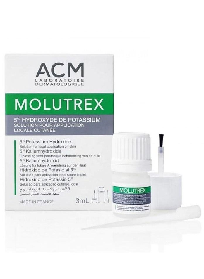 ACM Molotrex solution for the treatment of warts 3 ml 