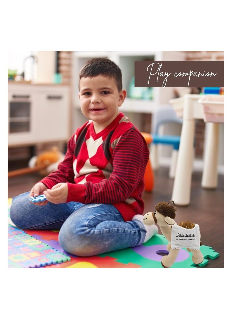 PRINTSHOP4ME - Ramadan Themed Plush Camel - Ramadan Gift for Kids Perfect for Boys and Girls - Ramadan Gift Idea for Kids - Image 1