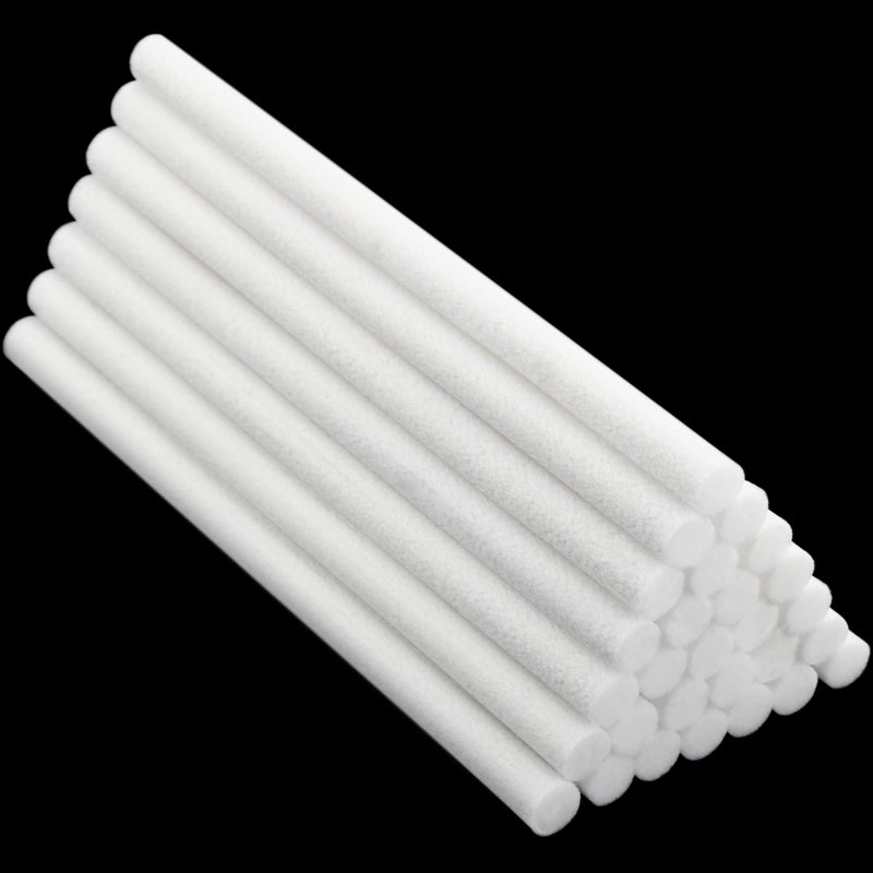 40 Pieces Humidifier Filter Cotton Refill Travel Mini Humidifier Filters Sticks Car Filters Replacement Parts for Portable Personal USB Powered Smart H20 in Office Bedroom53 Inch