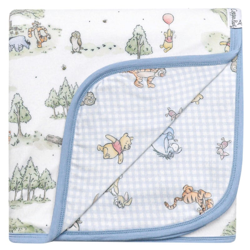 Copper Pearl Jumbo 3Layer Baby Blanket Soft Baby Quilts for Boys and Girls Breathable Cozy Toddler Blanket Baby Quilt for Newborns 46x46 Premium PolyesterRayon Hundred Acre Wood - Image 2
