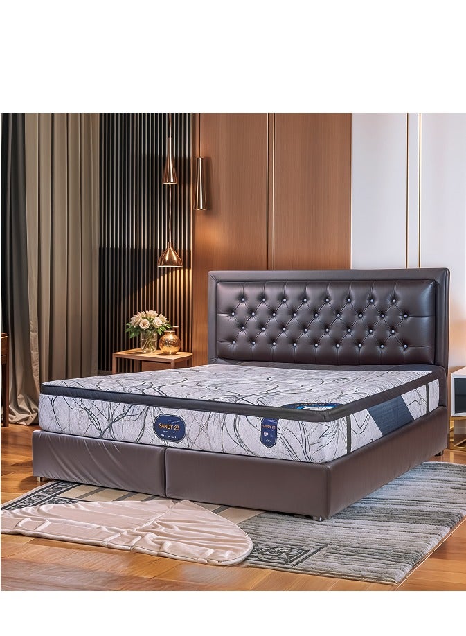 BACK CARE Sandy Luxury Mattress by Back Care – Ultimate Sleep Comfort with Full Body Support, Memory Foam Gel for Perfect Cooling, and Pocket Spring System for Motion Isolation and Lasting Comfort 200x120x35 cm - Image 1