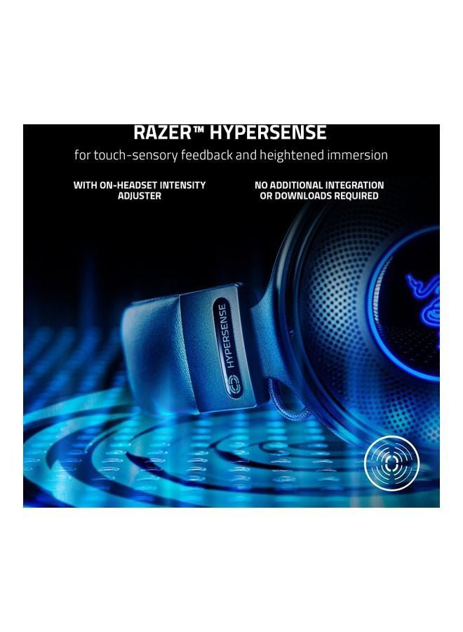 Razer Kraken V3 Pro Wireless Gaming Headset: Haptic Technology, HyperSense, Passive noise cancellation, USB-A Wireless (2.4GHz), 3.5mm Analog, For PC, PS4, PS5, Nintendo Switch, Mobile, Xbox - Black I RZ04-03460100-R3M1 - Image 2