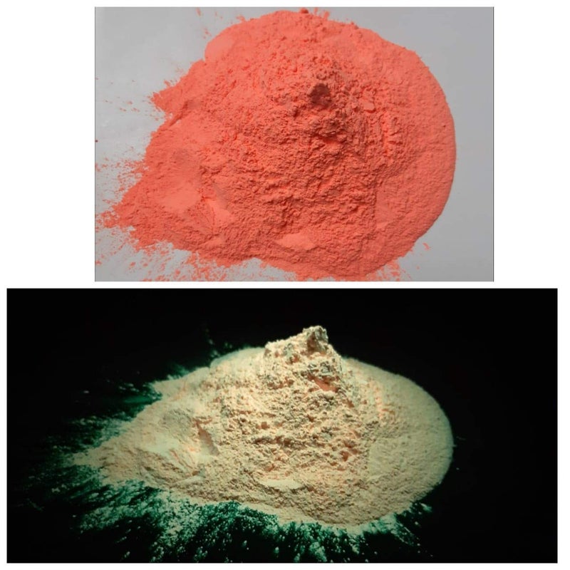 JASH Glow in The Dark Paint Powder Orange 100gm - Image 3