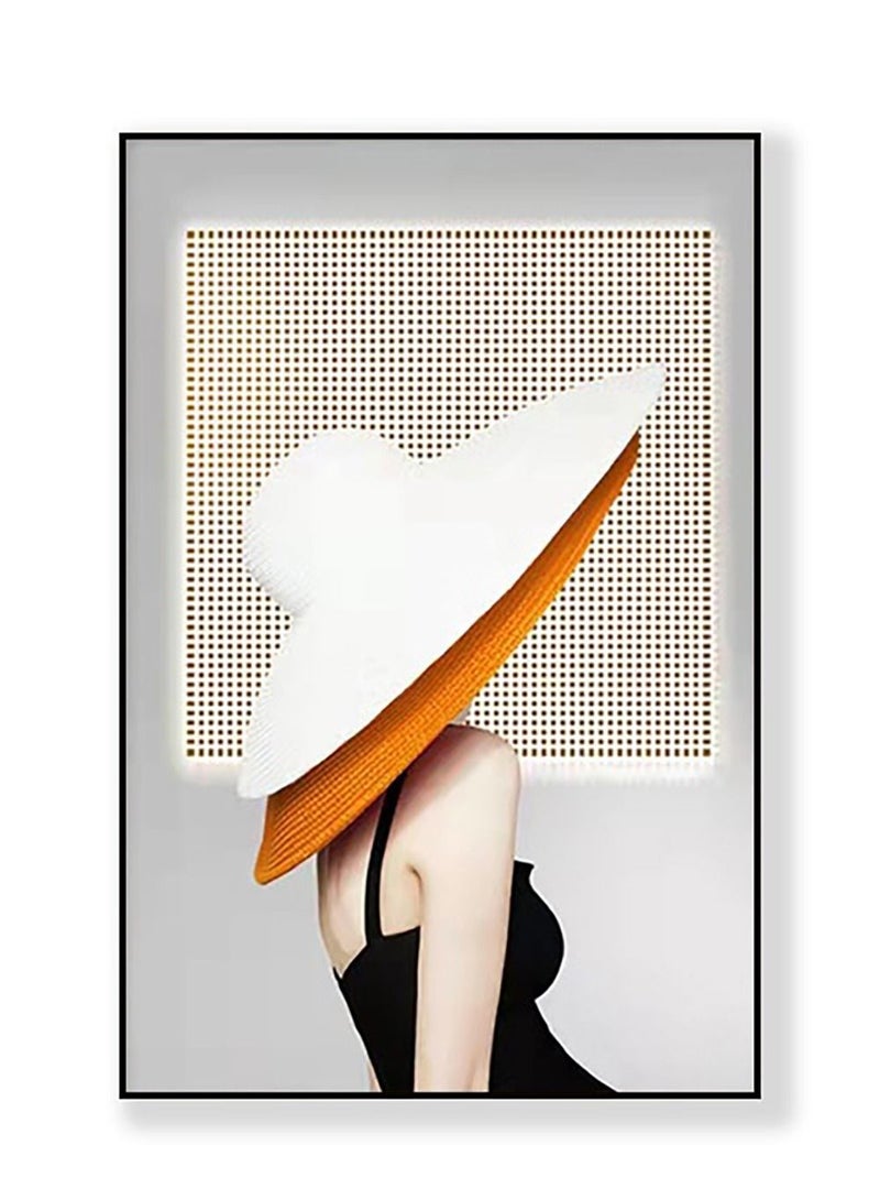 Merry Moments Modern Minimalist Abstract Canvas Paintings Sketch Poster Print Wall Art Pictures for Living Room Bedroom Home Decor with Black Frame 40X60Cm Type E  - Image 2