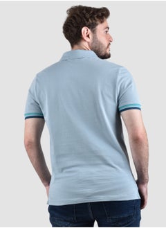 GIORDANO Men's Performance Polo - Blue  - Image 4
