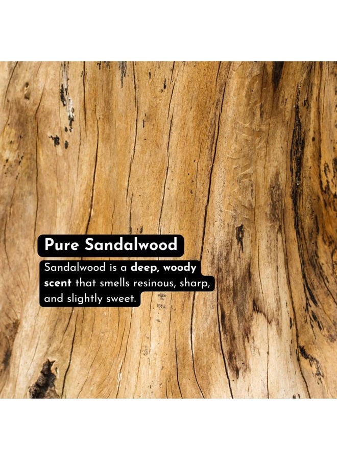 Herb & Root Sandalwood Perfume Oil Rollerball (Roll On) | Single Note Fragrance - Image 2