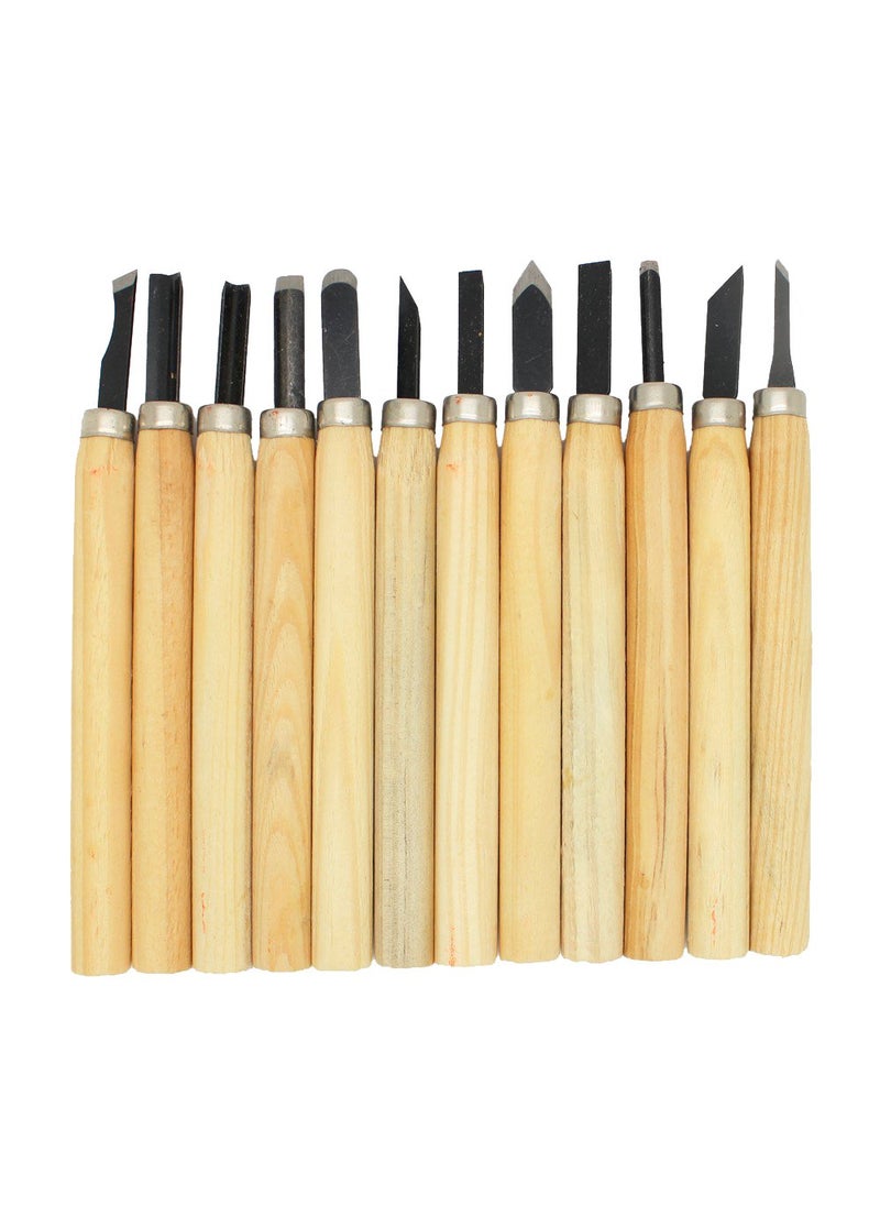 Nema NM Nema Wood Carving Chisels Set 12 Pcs  - Image 1