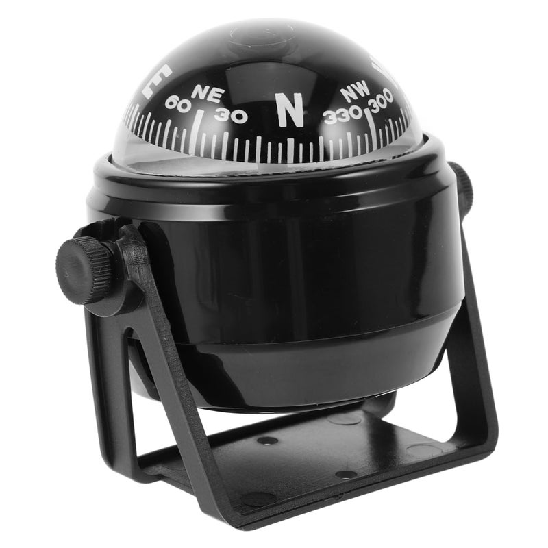 Adjustable Car Dashboard Compass Ball Accurate Direction Finder for Safe Driving Navigation Tool - Image 2