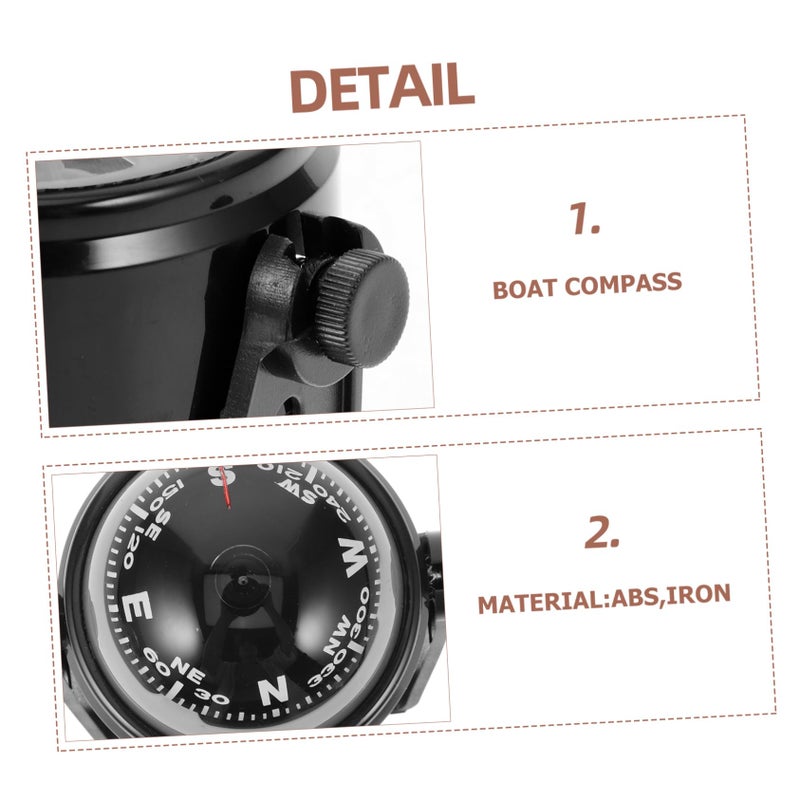 Adjustable Car Dashboard Compass Ball Accurate Direction Finder for Safe Driving Navigation Tool - Image 4