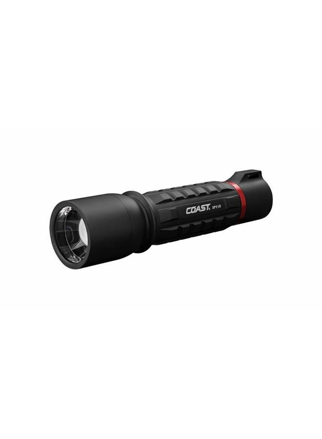 COAST XP11R Rechargeable Dual Power LED Flashlight, 3000 Lumens, Black - Image 1