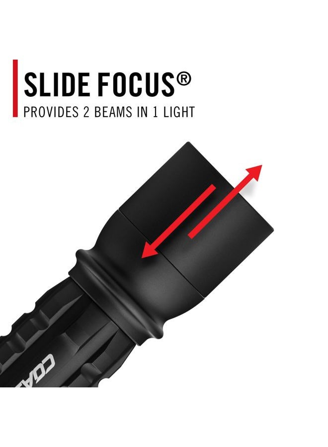 COAST XP11R Rechargeable Dual Power LED Flashlight, 3000 Lumens, Black - Image 4