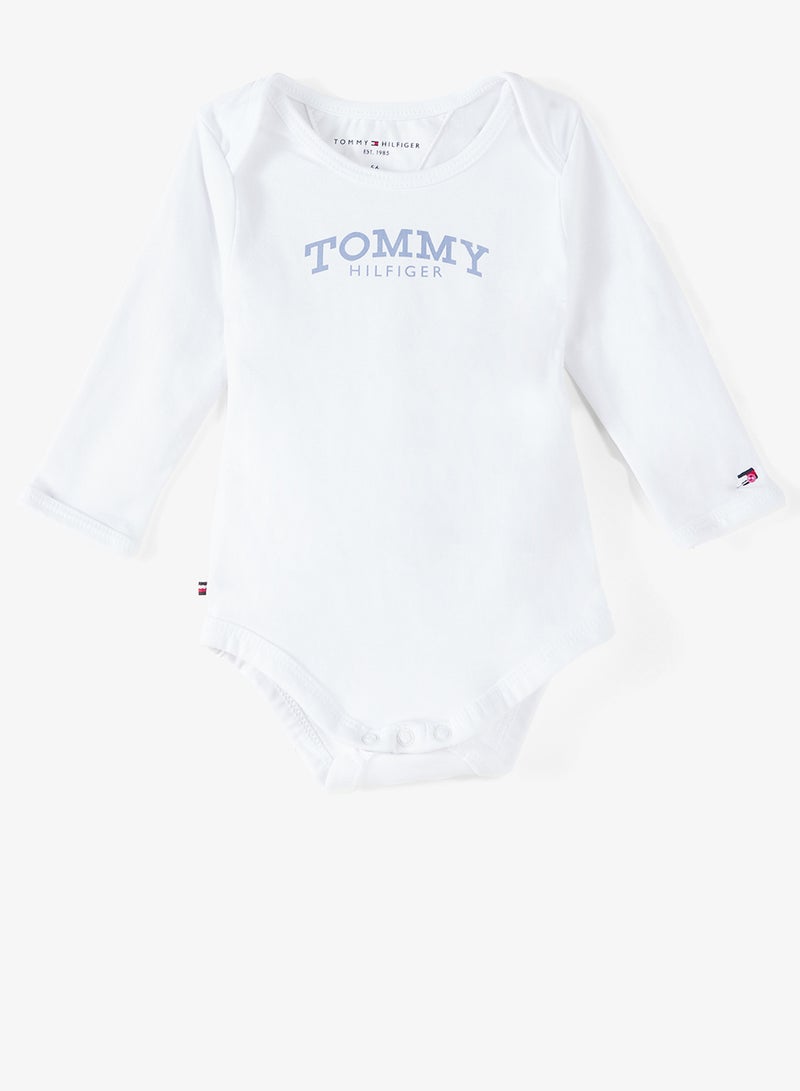 TOMMY HILFIGER Kids 3 Pack Monotype Aop Bodysuit - Image 3