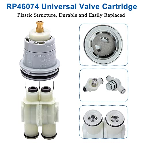 DSWJZDW RP46074 Shower Valve Cartridge Compatible with Delta Shower and Tub 13/14 Series Faucet, Single-handle Delta Universal Valve Cartridge Assembly, Repair Kit for Delta Shower Valve Cartridge. - Image 5