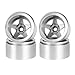 LAFEINA Aluminum 22 Beadlock Wheel Offset 10mm Metal Rims for SCX10 RR10 TRX4 VS410 Gen8 110 RC Crawler Car Upgrade Parts 5Spoke Gray - Image 2