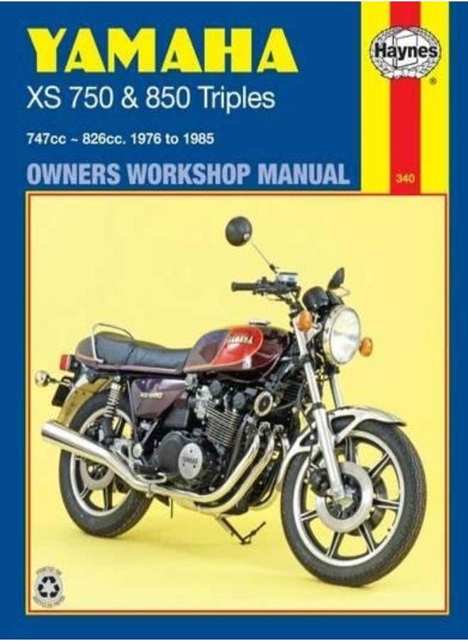 Yamaha XS750 & 850 Triples (76 - 85) Haynes Repair Manual 