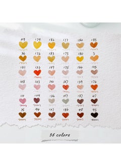 Ohuhu Skin Tone Markers 36 Colors: Dual Tip Brush And Fineliner Markers For Adult Coloring Water Based Art Skintone Marker Pens Set For Portrait Drawing Lettering Writing Calligraphy Journaling - Maui  - Image 2