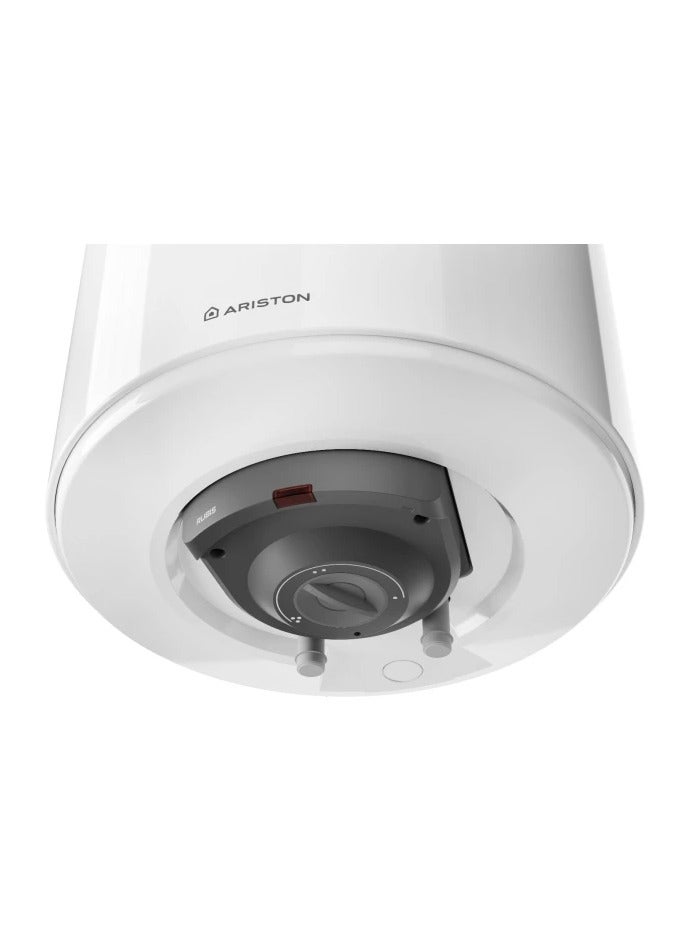 أريستون سخان مياه كهربائي ARISTON سعة 35 لتر، أبيض RUBIS PRO 35 VEG نحيف - Image 2