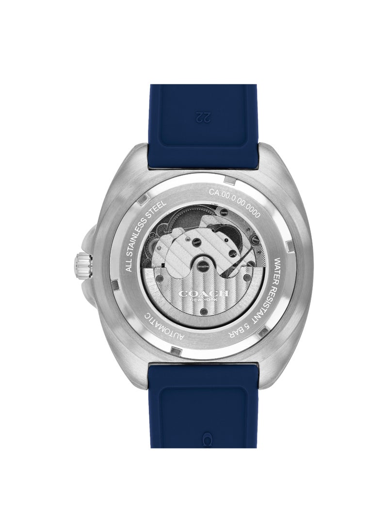 COACH - COACH WATCHES TONNEAU ANALOG MEN'S BLUE CASE WATCH - 14602714 - Image 1