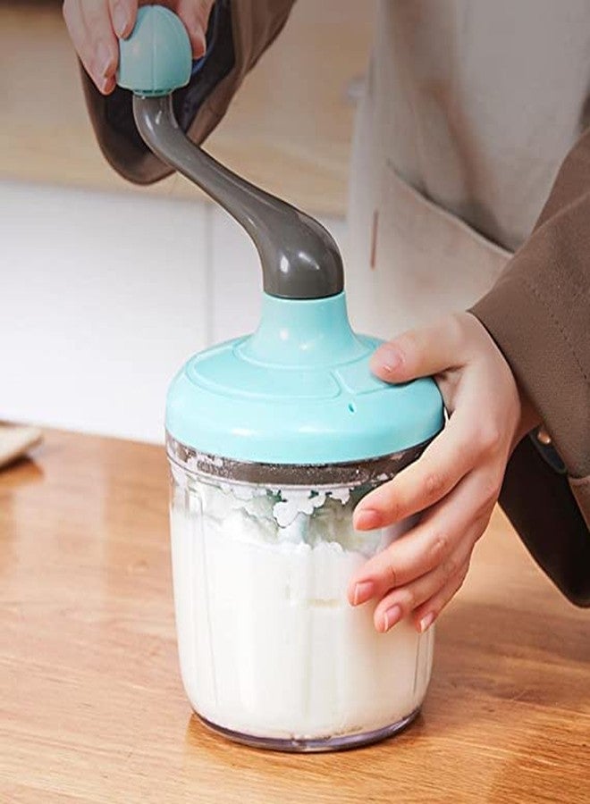 FALONG Egg Beater Hand Crank,Manual Egg Beater,Hand Cranked Cream Mixer Hand-cranked Whisk Manual Eggbeater Mixer Kitchen Baking Tools Kitchen Accessories - Image 5