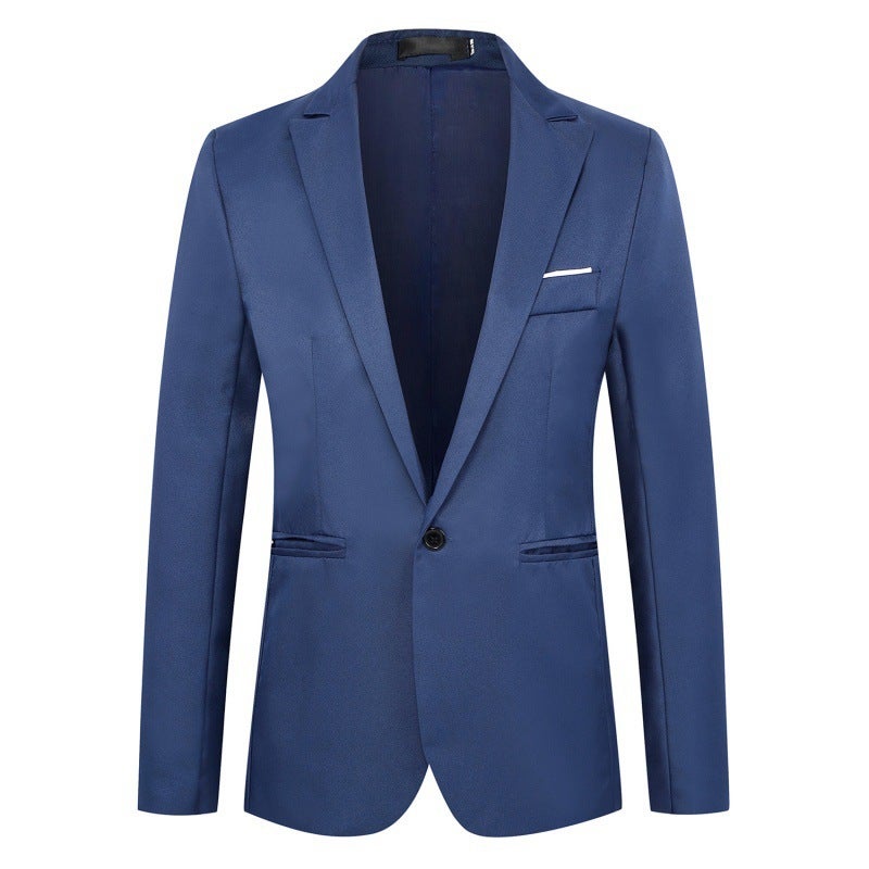 Fashion Casual Suit Jacket Men'S Slim Business Suit Jacket Men'S One-Button Small Suit Men - Image 4