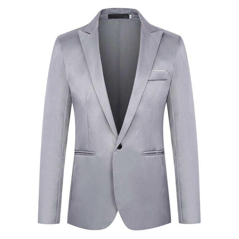 Fashion Casual Suit Jacket Men'S Slim Business Suit Jacket Men'S One-Button Small Suit Men - Image 5