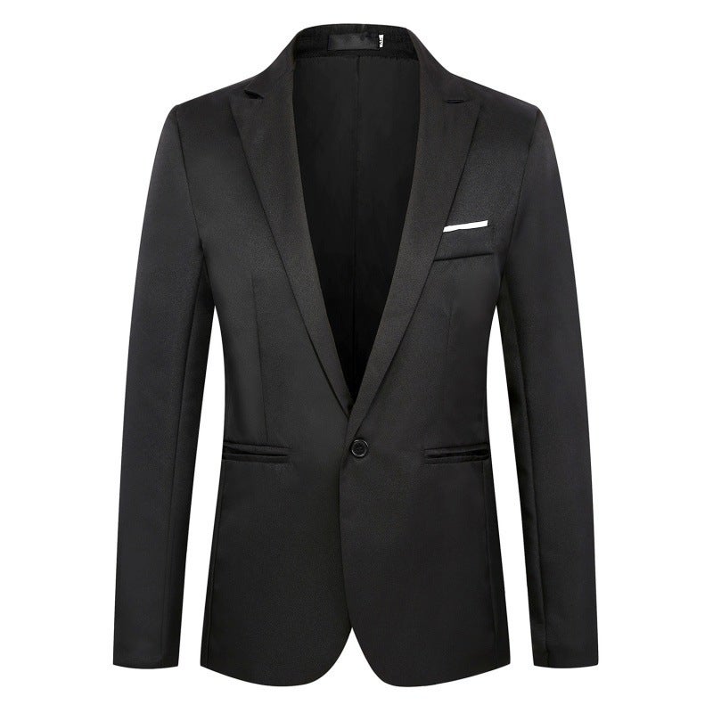 Fashion Casual Suit Jacket Men'S Slim Business Suit Jacket Men'S One-Button Small Suit Men - Image 3