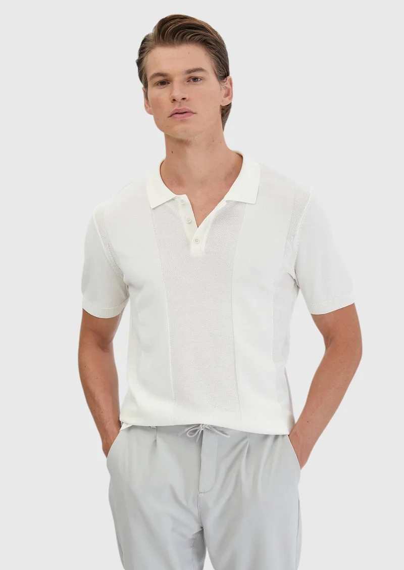 RAMSEY Ecru Knitwear