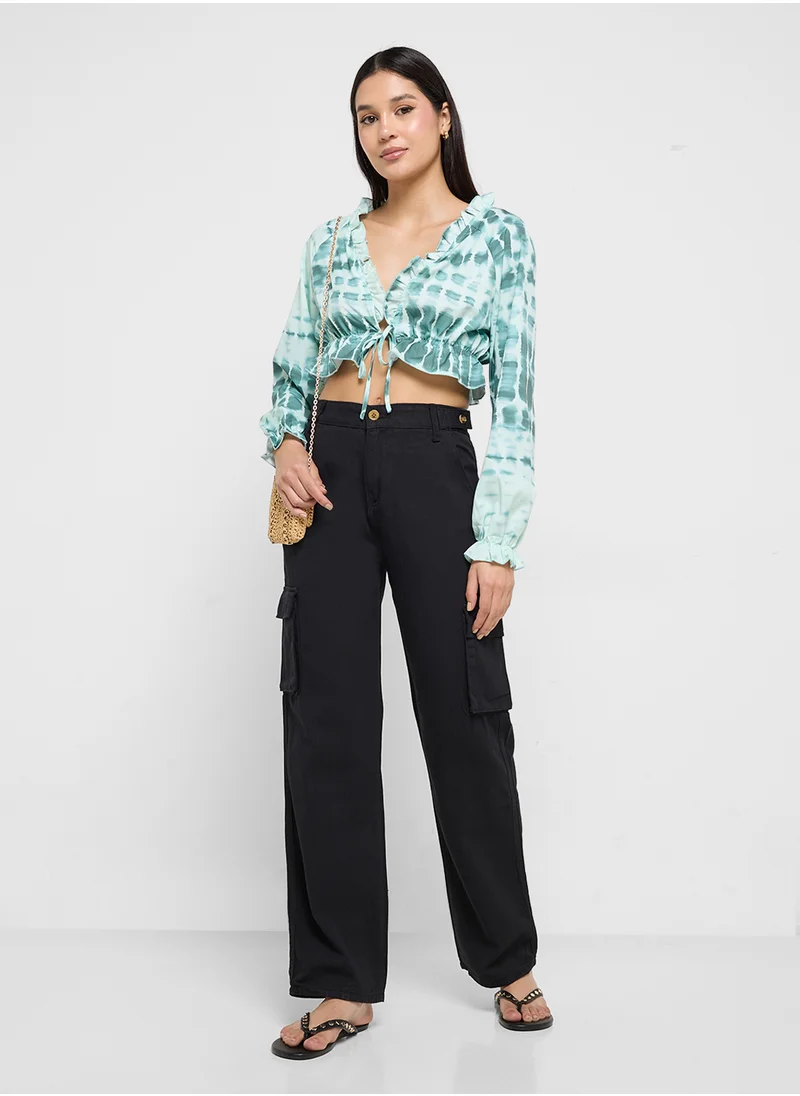 Ginger High Rise Straight Fit Jeans